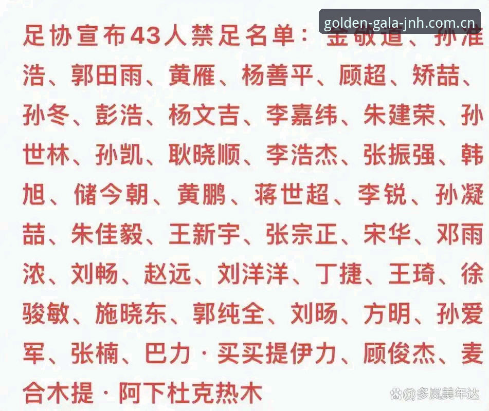 资深用户分享：从足协第三批禁足名单看中国足球的治理风暴